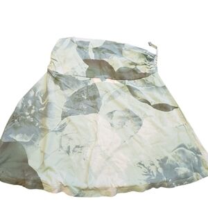 Patagonia Green Floral Leaf Womens Skirt